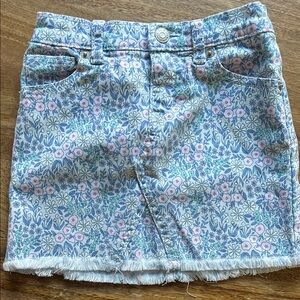 Cat & Jack Floral Pencil Skirt - Blue and Pink